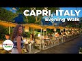 Capri Italy Evening Walk 2023 4K60fps With Captions