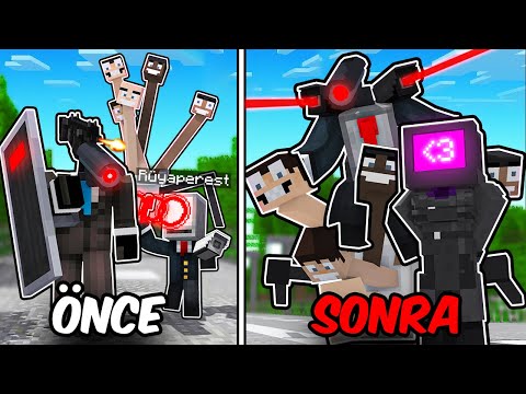 CAMERA-BORALO MAN VE PHONE-MAN EN ZOR GÖREVİ TAMAMLADI 🤩 - Minecraft