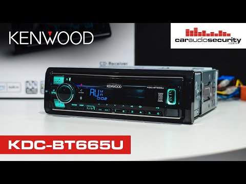Car Stereo with Bluetooth, USB, CD/MP3, Alexa - Kenwood KDC-BT665U | Car Audio & Security