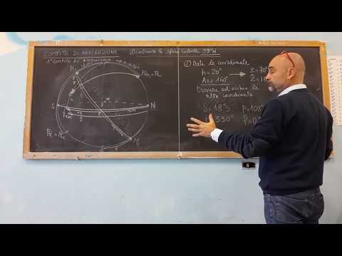 NAS014 - 30 minuti - Esercizio complesso di navigazione astronomica. Posizionamento di un astro