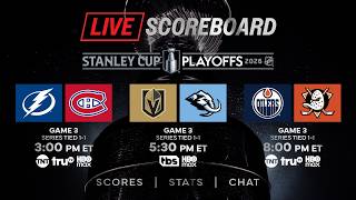 ???? LIVE Stanley Cup Playoffs Round 1 Scoreboard & Chat  4/24 ????????
