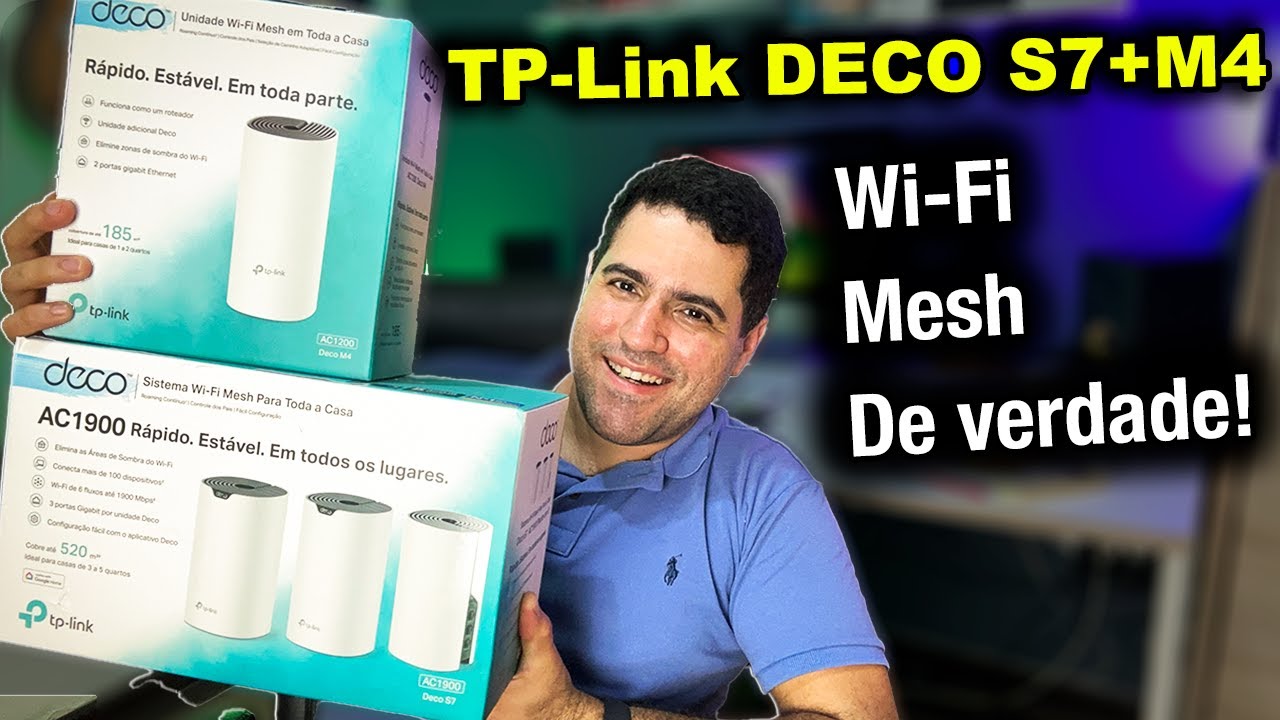 Miniatura da avaliação em vídeo de Roteador Mesh TP-Link Deco M4 AC1200 Dual-Band