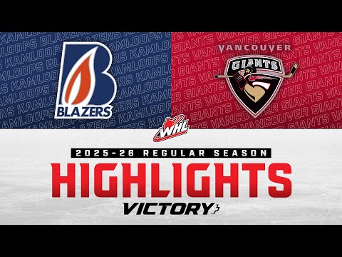 Kamloops Blazers at Vancouver Giants 12/28 | WHL Highlights 2025-26