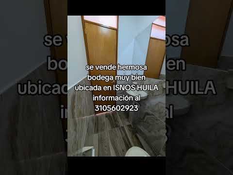vendo bodega nueva muy buena para cualquier proyecto en ISNOS HUILA 420 negociables