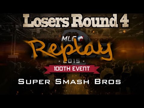 MLG Finals 2015 100th Event | Losers Round 4 Full SSBM