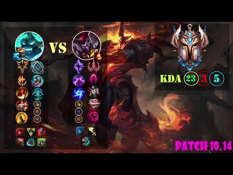 HECARIM vs SHACO JUNGLE - PATCH 10.14