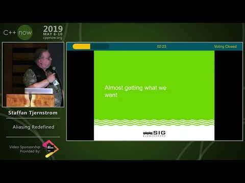 Lightning Talk: Aliasing Redefined - Staffan Tjernström - C++Now 2019
