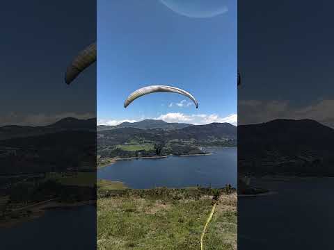 Este es el MEJOR lugar para hacer Parapente cerca de Bogotá 🇨🇴 (Embalse San Rafael)