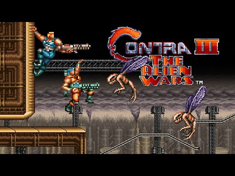 Contra III: The Alien Wars / 魂斗羅 スピリッツ (1992) SNES - 2 Players Coop [TAS]