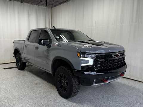 2024 Chevrolet Silverado 1500 Crew Cab Short Box 4-Wheel Drive ZR2 in Gray for sale at Park Mazda in Sherwood Park, AB
