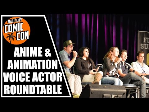 Anime and Animation Voice Actor Roundtable at Magic City Comic Con 2015