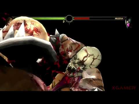 Mk9 Kintaro Ray-X on Mileena (mortal kombat 2011)