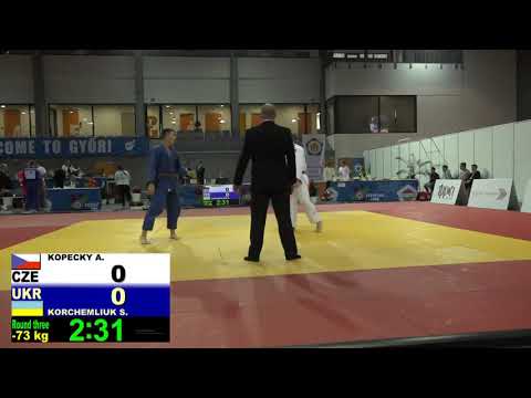 2019 Gyor 3 K 73 kg Kopecký Adam CZE vs Korchemliuk Stanislav UKR