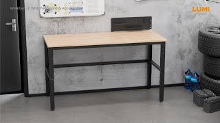 Height Adjustable Workbench with 1500mm Finger Joint Board Surface - WKB04-T150-SD