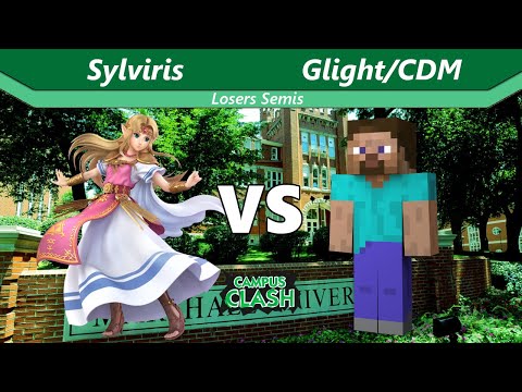 Campus Clash! Fall 2021 - Sylviris (Zelda) vs Glight/CDM (Steve) - Losers Semis - SSBU