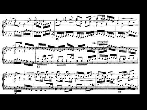 J.S. Bach. El clave bien temperado. Libro II. Fuga en Fa menor BWV 881.