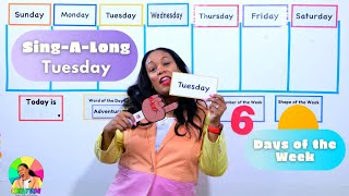 Today is Tuesday Song - Circle Time with Ms. Monica - Days of the Week Sing-Along