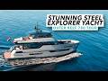 Stunning Steel Explorer Yacht Outer Reef 780 Adventure Motor Boat Yachting