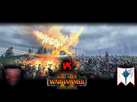 Vampires vs High Elves - Bats Swarm! - Total War: Warhammer 2 - Quick Battle #53