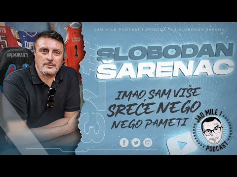 Jao Mile podcast - Slobodan Šarenac: Ako SRBIJA osvoji ZLATO ne putujem više na prvenstva.