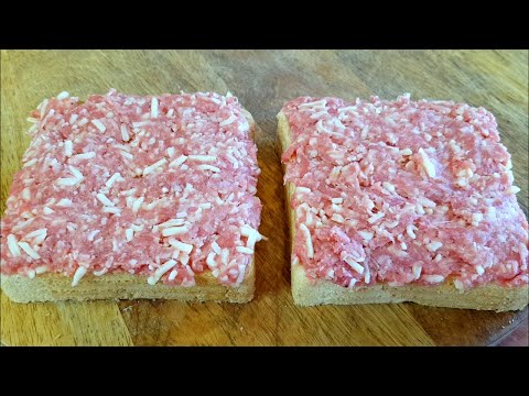 Air fryer recipe: sandwich with ground beef and cheese in Cosori dual blaze