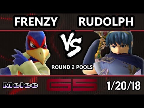 GENESIS 5 SSBM - Frenzy (Falco) VS Rudolph (Marth) - Smash Melee Singles