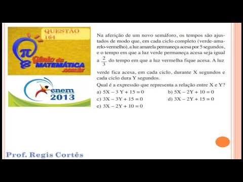 Questão 164 Prova comentada ENEM 2013