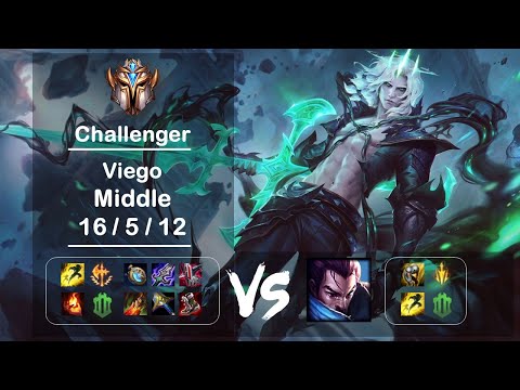 Middle Viego vs Yasuo KR Challenger Patch 12.18