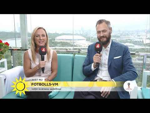 Inför kvällens VM-semifinal – "Många sneglar på Belgien" - Nyhetsmorgon (TV4)