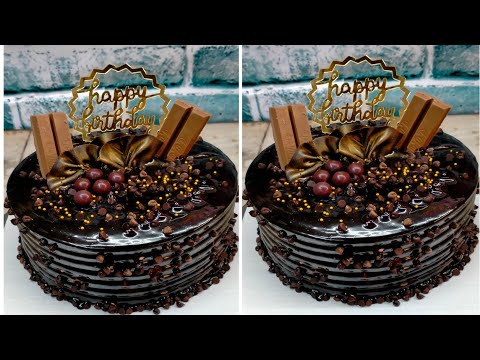 KitKat Chocolate Cake Design For Birthday #pranshulcakes #cakes #cake decorating