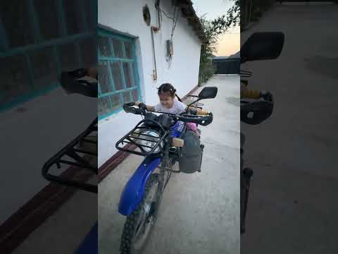 Анарка мотоцикл алды😍Басып кетемын диды😱