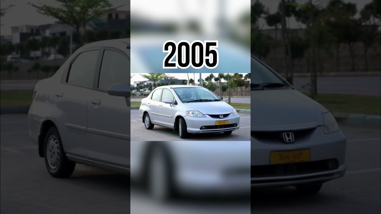 evolution of Honda city (1985-2024) #shorts