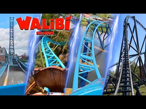 All Roller Coasters at Walibi Belgium 2025 🇧🇪 | Onride POV