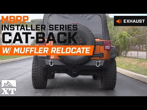 Jeep Wrangler MBRP Installer Series Cat Back Exhaust (2007-2011 JK 4 Door) Sound Clip & Install