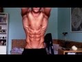 FLEXING SIX PACK ABS