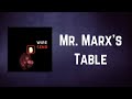 Wire - Mr Marx's Table (Lyrics)