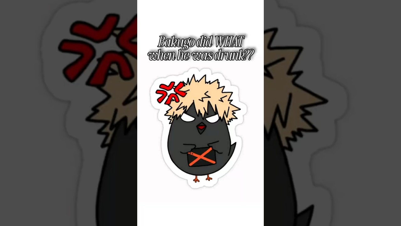 Bakugo did WHAT when he was drunk??😶 #anime #mhacommunity #bakugouxlistener #mha #mhatextingstories