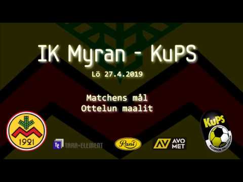 2019 04 27, IK Myran - KuPS GOALS