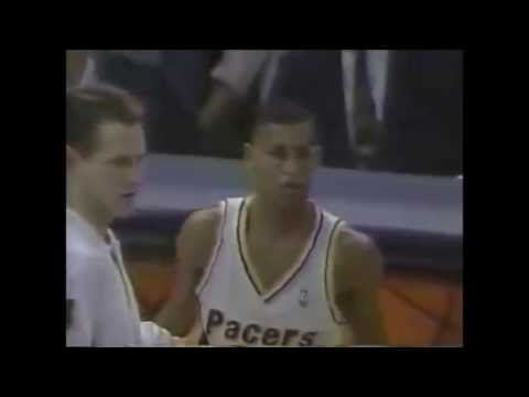 Michael Jordan in fist fight with Reggie Miller