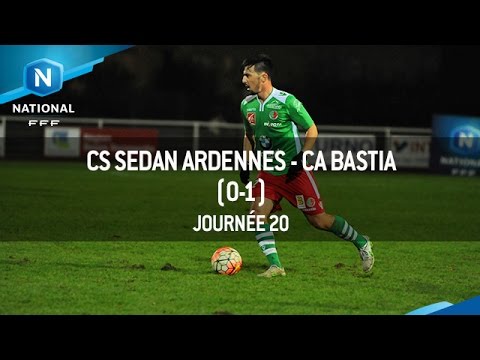 J20 : CS Sedan Ardennes - CA Bastia (0-1), le résumé