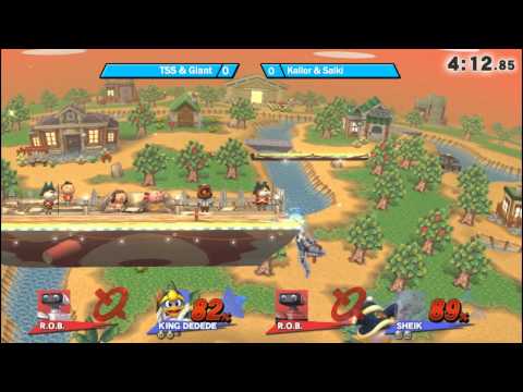 FD Smash 4: Kallor (DDD) & Saiki (Sheik) vs TSS (ROB) & Giant (ROB) Losers Semis