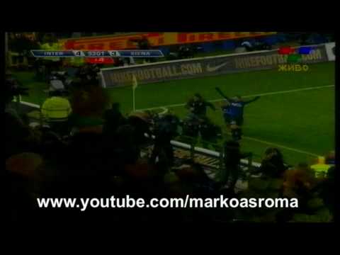 Inter - Siena 4:3 all goals 9.1.2010 HQ