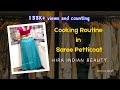 Hira Indian Beauty Cooking In Saree Blouse And Petticoat Kitchen Vlog