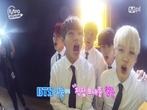 방탄소년단  무작정 Q&A   BTS MCOUNTDOWN BACKSTAGE 150625