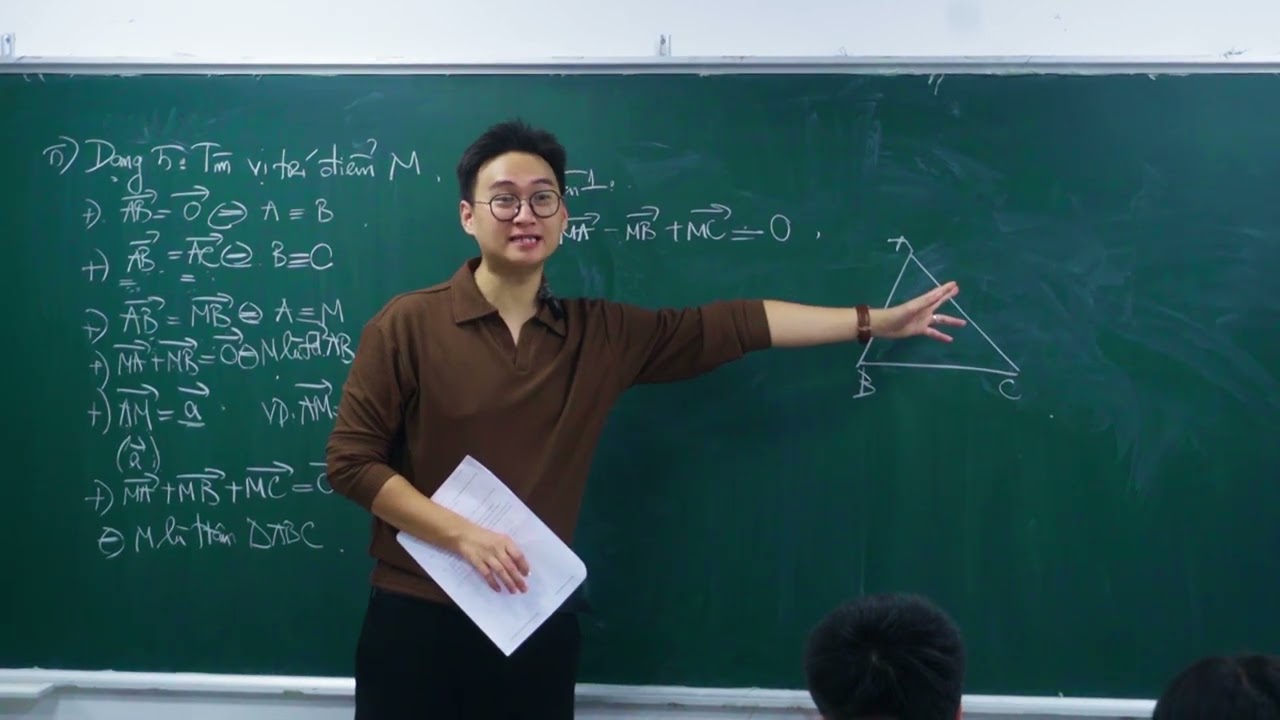 TÍCH CỦA VECTO VỚI MỘT SỐ BUỔI 4 (DẠNG TÌM VỊ TRÍ ĐIỂM M, TÌM TẬP HỢP ĐIỂM M)