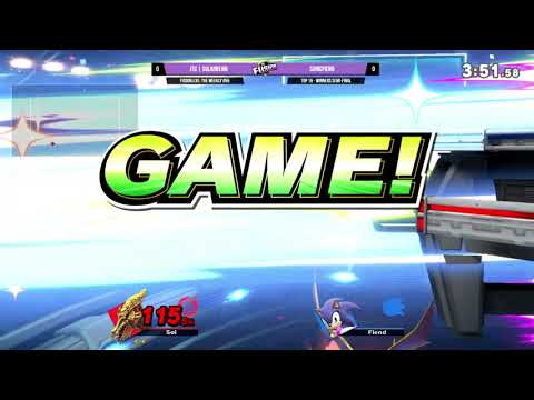Fusion.exe 55 - JTC SolarBeam (Ridley) vs Sonicfiend (Sonic) - Top 16 - Winners Semi-Final
