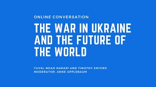 [轉錄] 烏克蘭戰爭與世界的未來