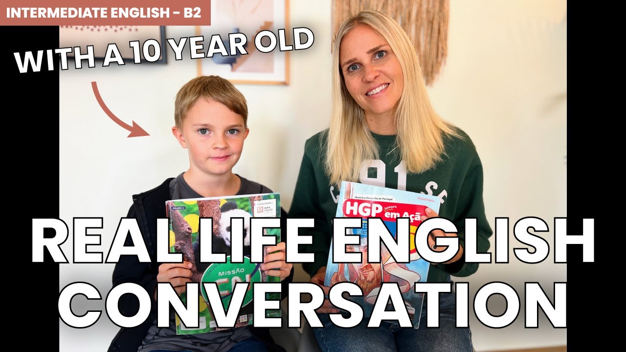 An interview about school in Portugal with my son - Intermediate English