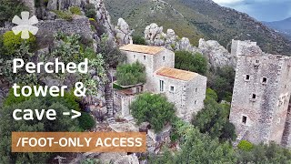 She got ancient hermit tower, cave & chapel for the price of a car