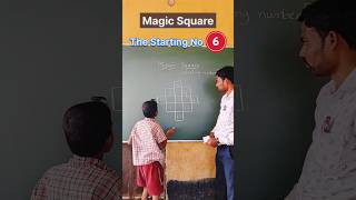 The Starting No is 6 | Magic Square | Innovative Ideas #puzzle #education #school #magic #activity